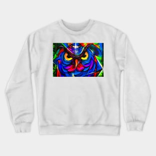 Owl Graffiti Street Art Camden London Crewneck Sweatshirt